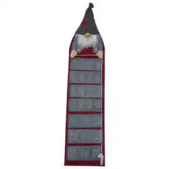 Calendar de advent realizat din material textil - Design cu spiridus - 2 modele