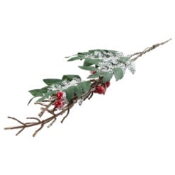 Pick creanga inzapezita cu bobite rosii 35 CM