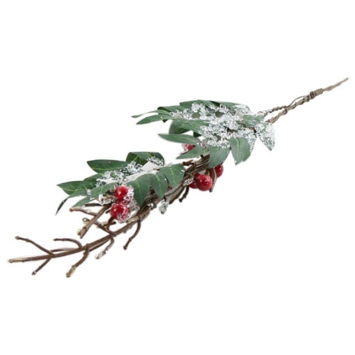 Pick creanga inzapezita cu bobite rosii 35 CM
