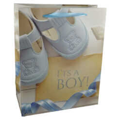 Punga cadou din hartie 26?32 CM - "It's a boy!"