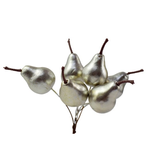 Set 36 de decoratiuni pe bat in forma de para - Argintiu