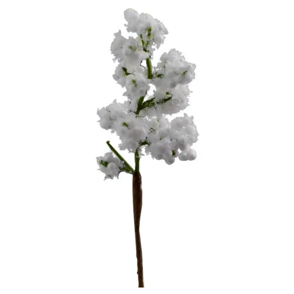 Set pick decoratiune pentru Craciun 24 de buc. - Bobite albe Set pick decoratiune pentru Craciun 24 de buc. - Bobite albe