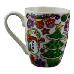 Cana de craciun realizata din ceramica - Design Craciun - Diverse modele (Model 1