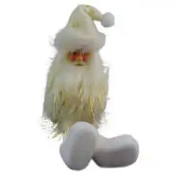 Figurina decorativa pentru Craciun realizata din material textil si blana artificiala - 2 modele (Model 2)