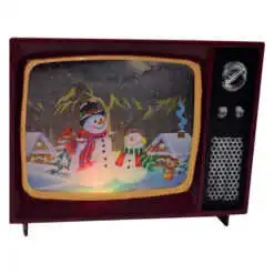 Decoratiune cu led in forma de televizor - Design Craciun - Diverse modele