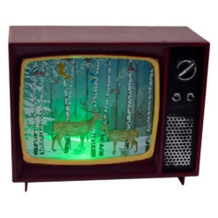 Decoratiune cu led in forma de televizor - Design Craciun - Diverse modele
