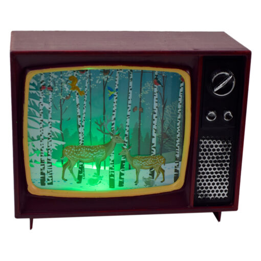 Decoratiune cu led in forma de televizor - Design Craciun - Diverse modele