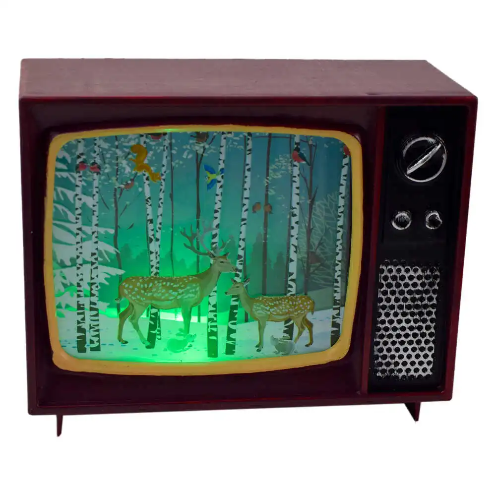 Decoratiune cu led in forma de televizor - Design Craciun - Diverse modele Decoratiune cu led in forma de televizor - Design Craciun - Diverse modele