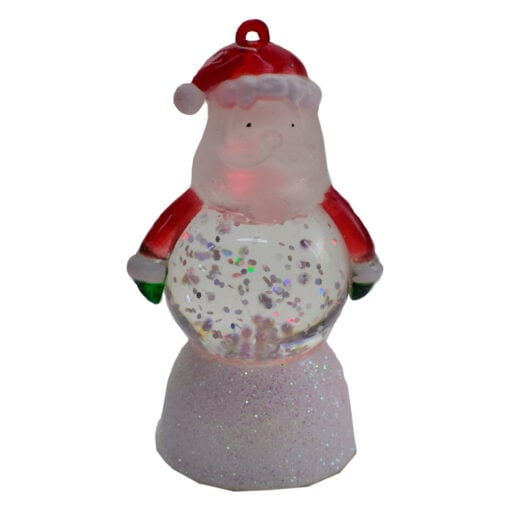 Glob de zapada in forma de om de zapada - Design Craciun cu led - Diverse modele