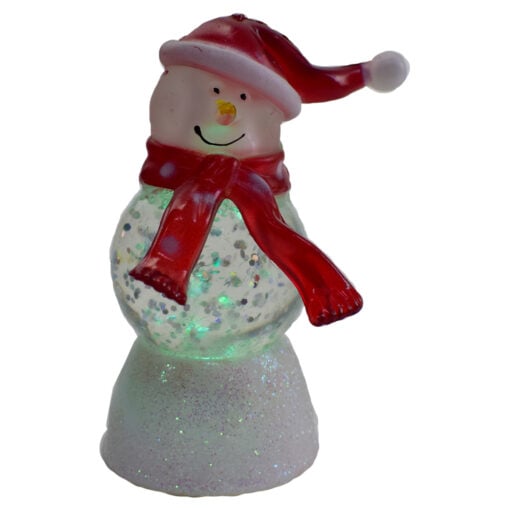 Glob de zapada in forma de om de zapada - Design Craciun cu led - Diverse modele