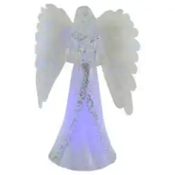 Inger cu leduri realizata din plastic pentru Craciun 23 CM