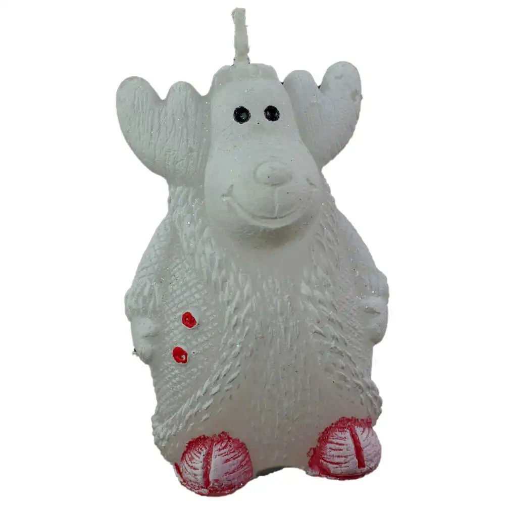 Lumanare figurina pentru Craciun 8 CM - Ren/Om de zapada/Mos Craciun/Brad