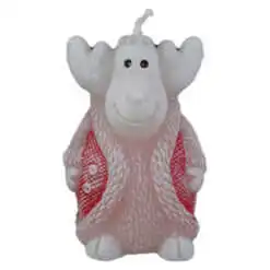 Lumanare figurina pentru Craciun 8 CM - Ren/Om de zapada/Mos Craciun/Brad