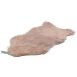 Covoras realizat din blana artificiala - 2 culori