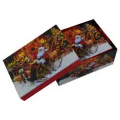 Set 3 cutii dreptunghiulare pentru cadouri - Design Craciun - Diverse modele (Model 2)