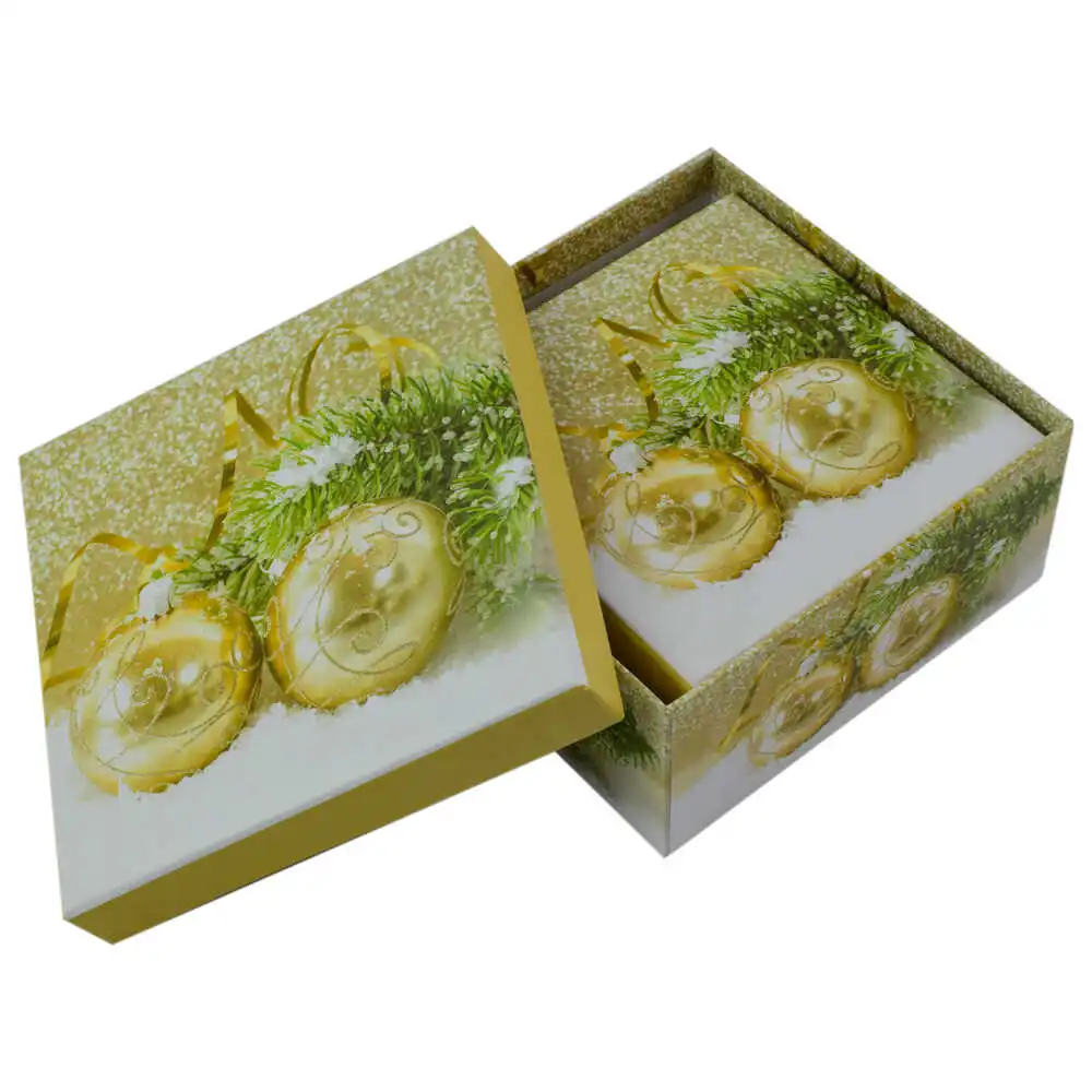 Set 3 cutii patrate pentru cadouri - Design Craciun - Diverse modele (Model 2) Set 3 cutii patrate pentru cadouri - Design Craciun - Diverse modele (Model 2)