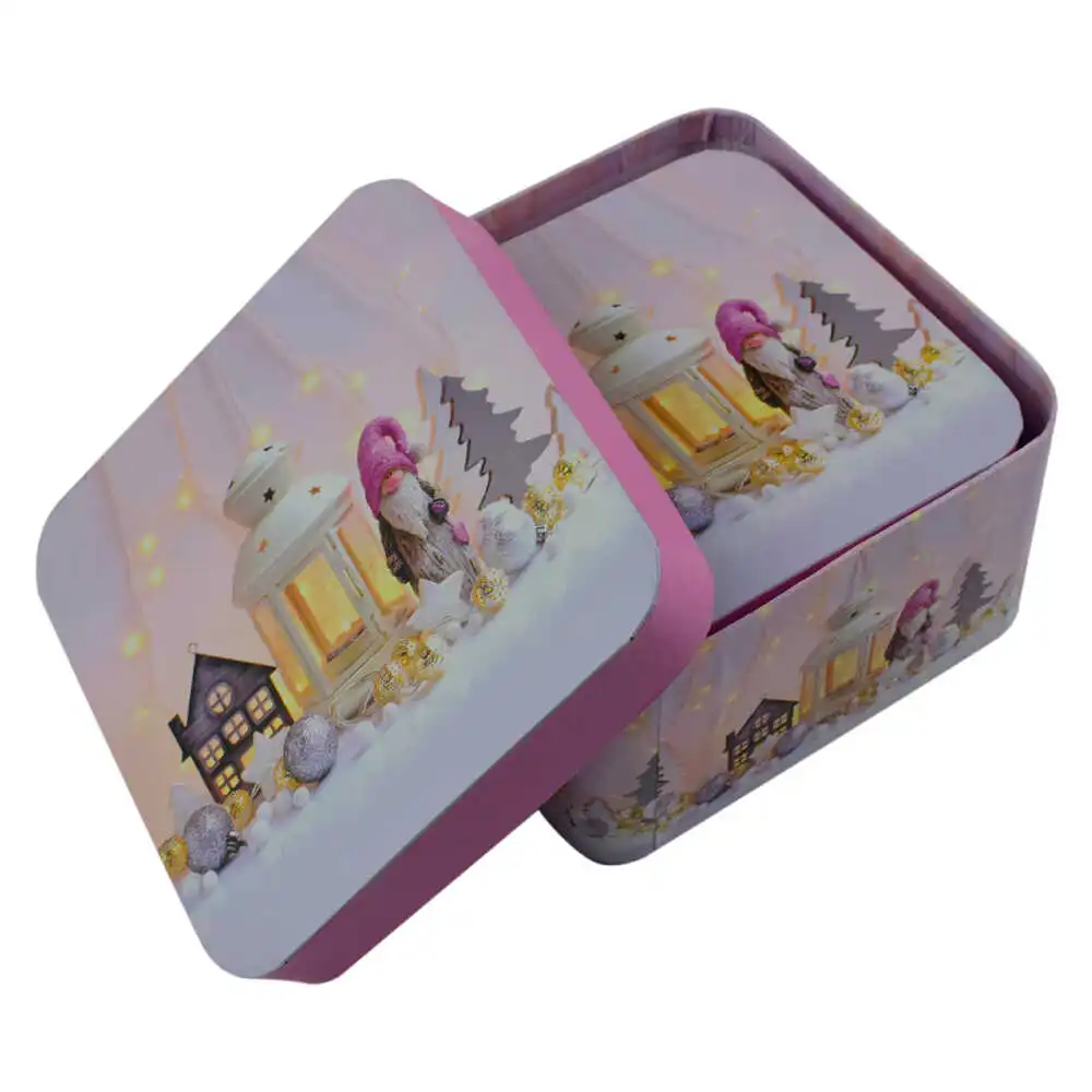Set 3 cutii patrate pentru cadouri - Design Craciun - Diverse modele (Model 1) Set 3 cutii patrate pentru cadouri - Design Craciun - Diverse modele (Model 1)