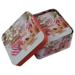 Set 3 cutii patrate pentru cadouri - Design Craciun - Diverse modele (Model 1)