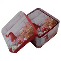 Set 3 cutii patrate pentru cadouri - Design Craciun - Diverse modele (Model 1)