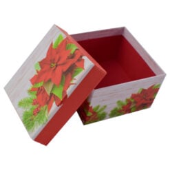 Cutie patrata pentru cadouri - Design Craciun - Diverse modele