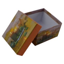 Cutie patrata pentru cadouri - Design Craciun - Diverse modele