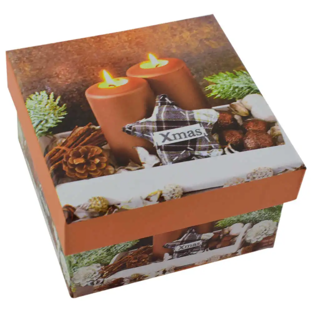 Cutie patrata pentru cadouri - Design Craciun - Diverse modele Cutie patrata pentru cadouri - Design Craciun - Diverse modele
