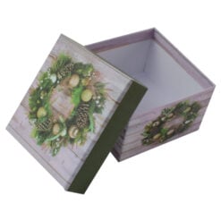Cutie patrata pentru cadouri - Design Craciun - Diverse modele