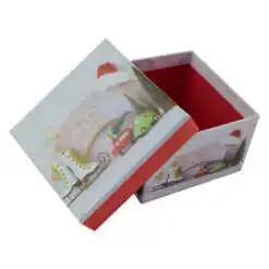 Cutie patrata pentru cadouri - Design Craciun - Diverse modele