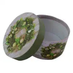 Cutie rotunda pentru cadouri - Design Craciun - Diverse modele