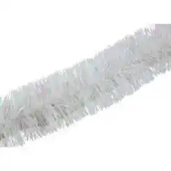 Beteala pentru bradul de Craciun 200x7 CM - Alb