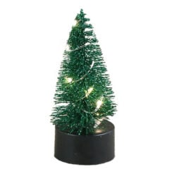 Brad din sarma decorat cu leduri 4x10 CM