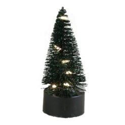 Brad din sarma decorat cu leduri 4x10 CM