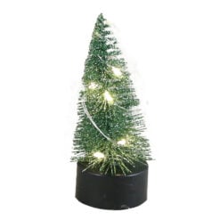 Brad din sarma decorat cu leduri 4x10 CM