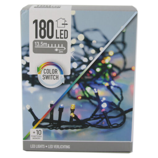 Instalatie Craciun cu 180 de leduri Multicolor