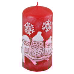 Lumanare de Craciun Bufnite 6x13 CM