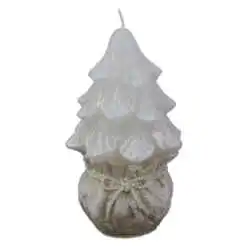 Lumanare in forma de brad de Craciun 14 CM