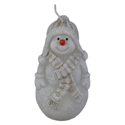 Lumanare de Craciun Om de zapada 14 CM - Xmas Snowman