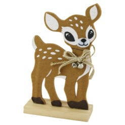 Ornament Craciun Caprioara din pasla 20 CM