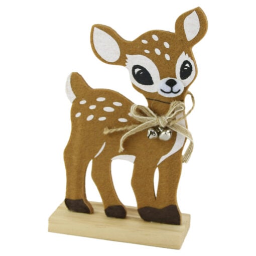 Ornament Craciun Caprioara din pasla 20 CM