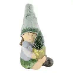 Figurina Copil din ceramica cu cadou 18 CM