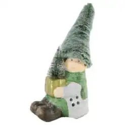 Figurina Copil din ceramica cu cadou 18 CM