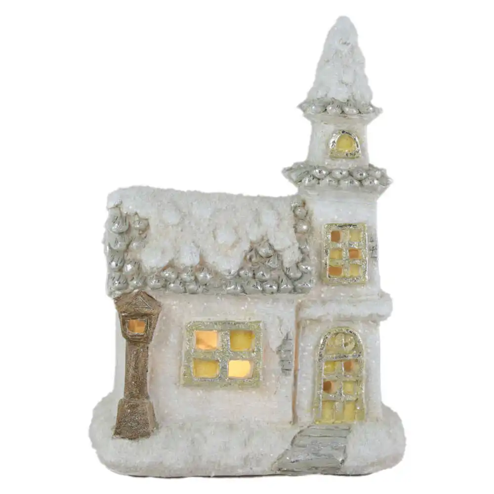 Casuta din ceramica cu led 24 CM Casuta din ceramica cu led 24 CM