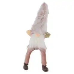 Figurina Craciun Spiridus din ceramica cu picioare mobile 17 CM