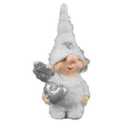 Figurina Craciun Ingeras cu inima/steluta 7 CM