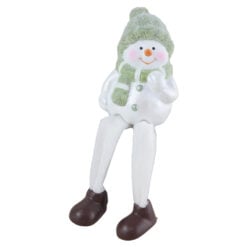 Figurina Om de zapada din ceramica cu picioare textil 8 CM