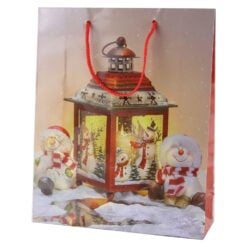 Punga cadou Craciun 26x32 CM - Candela decorativa