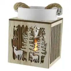 Candela din lemn 12x16 CM