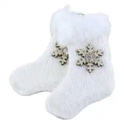 Ornament brad din lemn 10 CM Manusi/Sosete/Patine