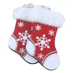 Ornament brad Sosete din lemn 11 CM