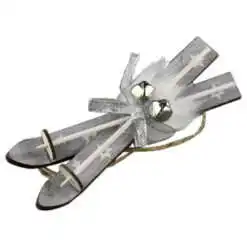 Ornament brad Schi din lemn 15 CM